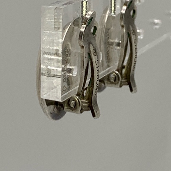 Vintage Burkhardt Sterling Clip on Earrings! - Picture 4 of 7